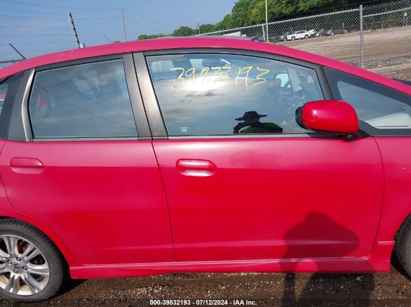 2009 Honda Fit Sport VIN: JHMGE88429S053210 Lot: 39832193