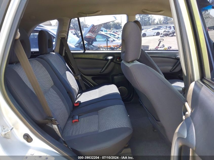 2004 Toyota Rav4 VIN: JTEGD20VX40022261 Lot: 39832204