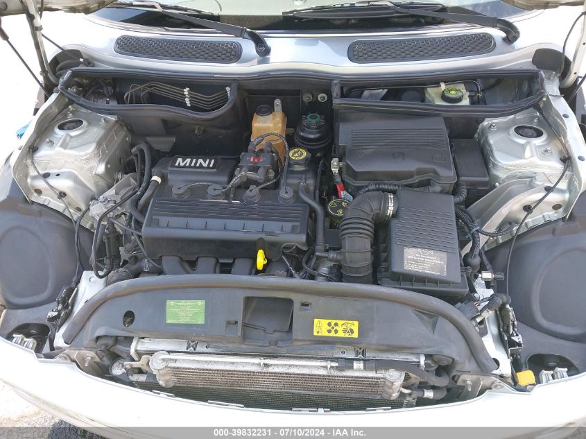 2004 Mini Cooper VIN: WMWRC334X4TJ57678 Lot: 39832231