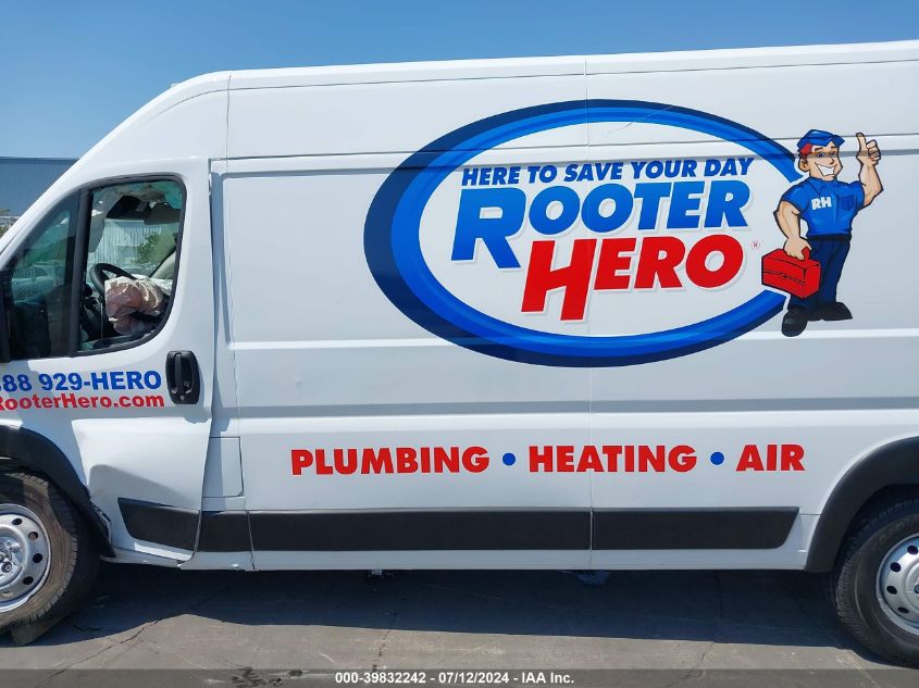 VIN 3C6LRVDG1PE518392 2023 RAM PROMASTER 2500 HIGH ROOF 159 WB