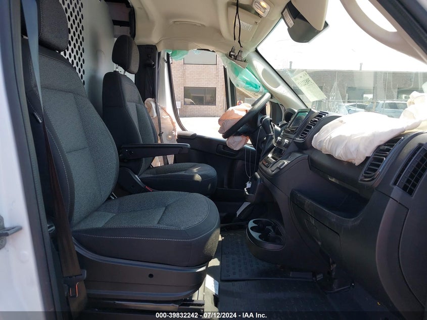 VIN 3C6LRVDG1PE518392 2023 RAM PROMASTER 2500 HIGH ROOF 159 WB