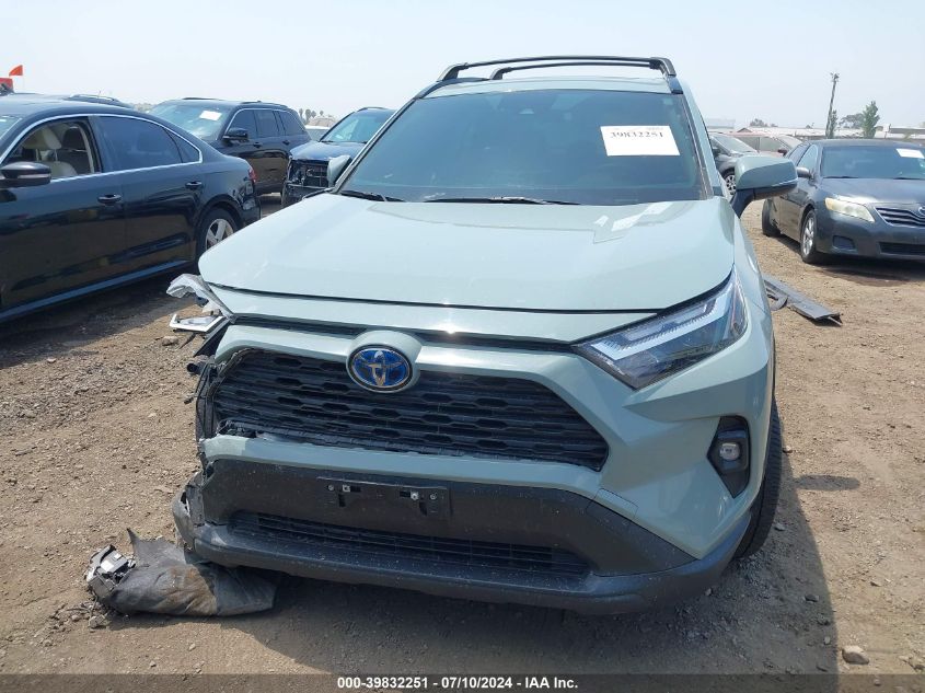 2022 Toyota Rav4 Hybrid Xle Premium VIN: JTMB6RFV3ND057968 Lot: 39832251