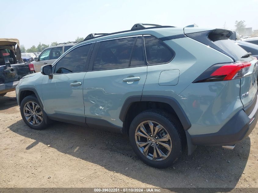 2022 Toyota Rav4 Hybrid Xle Premium VIN: JTMB6RFV3ND057968 Lot: 39832251