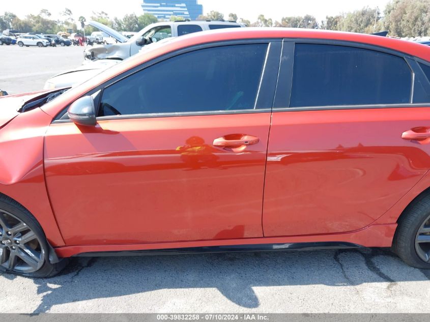 2021 Kia Forte Gt-Line VIN: 3KPF34AD0ME410420 Lot: 39832258