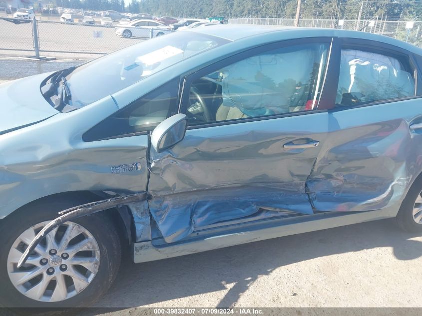 2013 Toyota Prius Plug-In VIN: JTDKN3DP8D3032959 Lot: 39832407