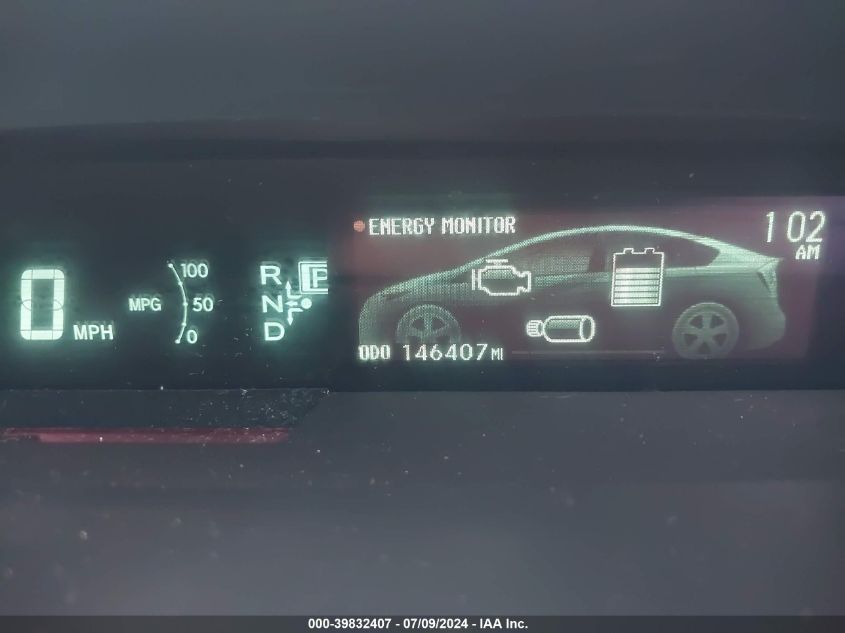 2013 Toyota Prius Plug-In VIN: JTDKN3DP8D3032959 Lot: 39832407