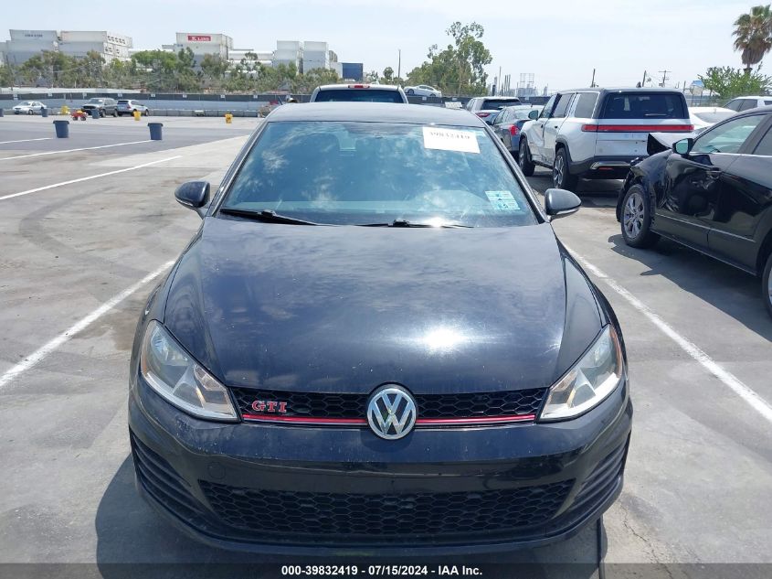 2015 Volkswagen Gti VIN: 3VW447AU8FM061762 Lot: 39832419