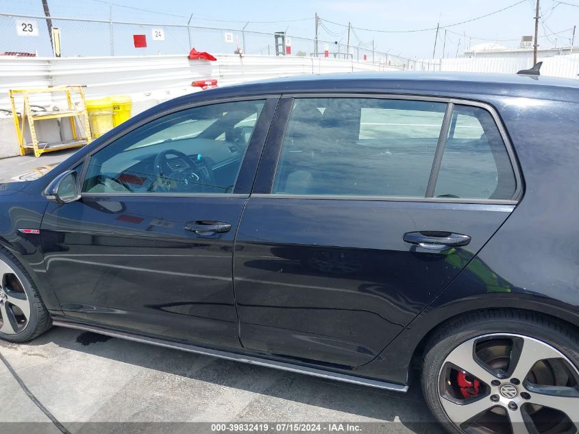 2015 Volkswagen Gti VIN: 3VW447AU8FM061762 Lot: 39832419