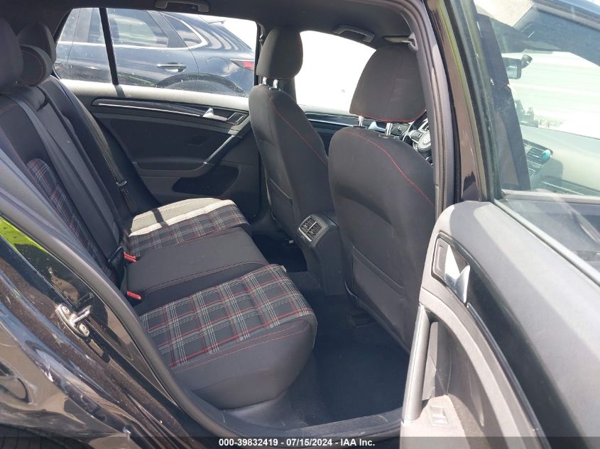 2015 Volkswagen Gti VIN: 3VW447AU8FM061762 Lot: 39832419