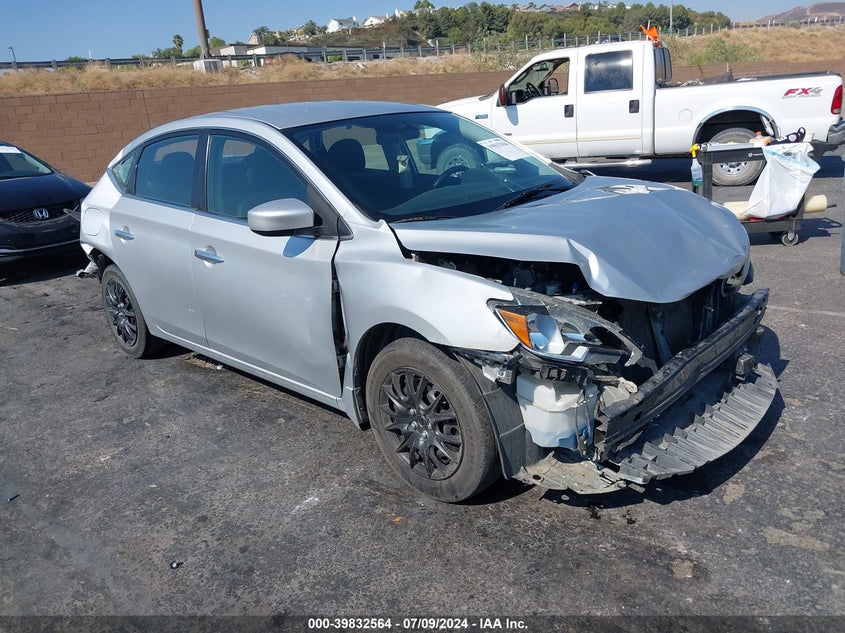 VIN 3N1AB7AP1KY231603 2019 NISSAN SENTRA S