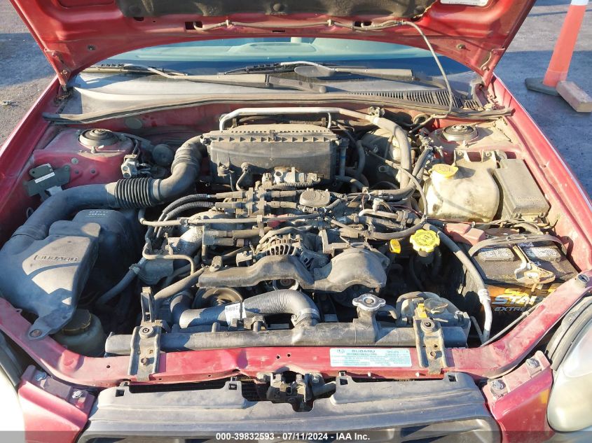 2003 Subaru Impreza Outback Sport VIN: JF1GG68523G805738 Lot: 39832593