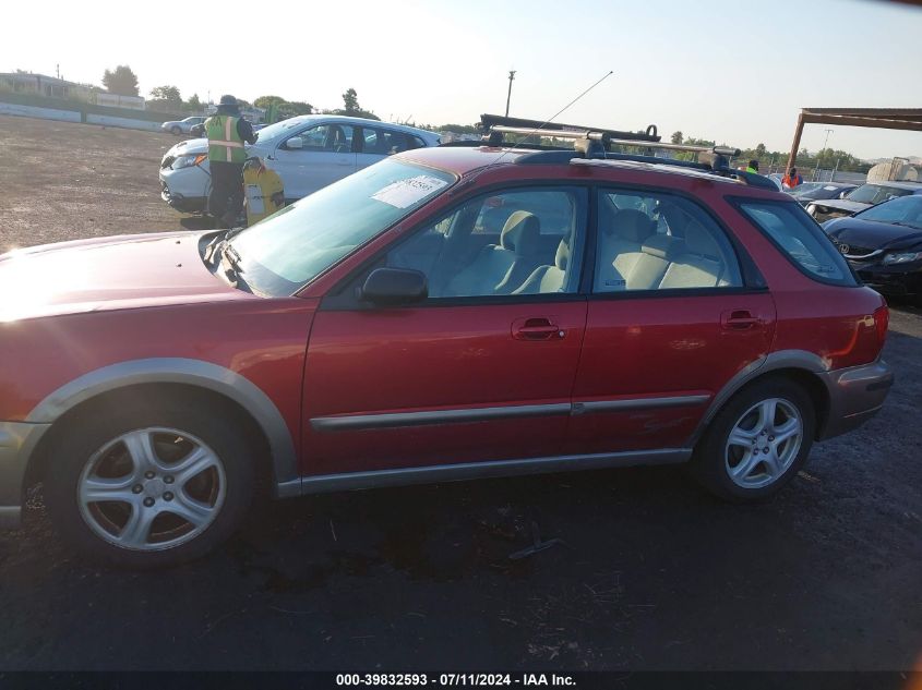 2003 Subaru Impreza Outback Sport VIN: JF1GG68523G805738 Lot: 39832593