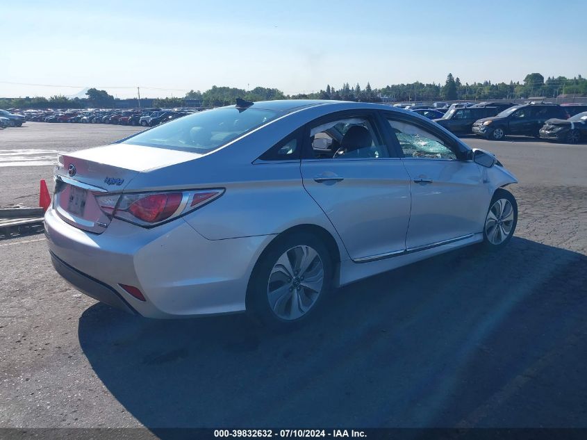 VIN KMHEC4A46EA108576 2014 HYUNDAI SONATA HYBRID no.4