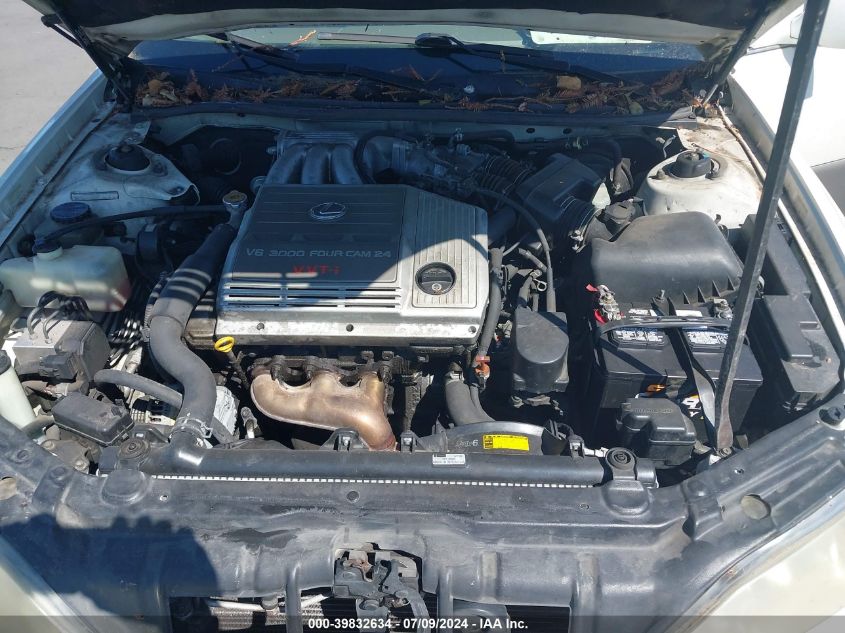 1999 Lexus Es 300 VIN: JT8BF28G9X5063498 Lot: 39832634