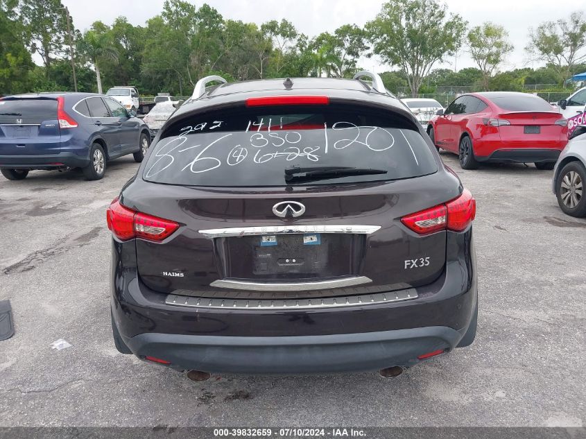 2012 Infiniti Fx35 VIN: JN8AS1MU6CM121201 Lot: 39832659
