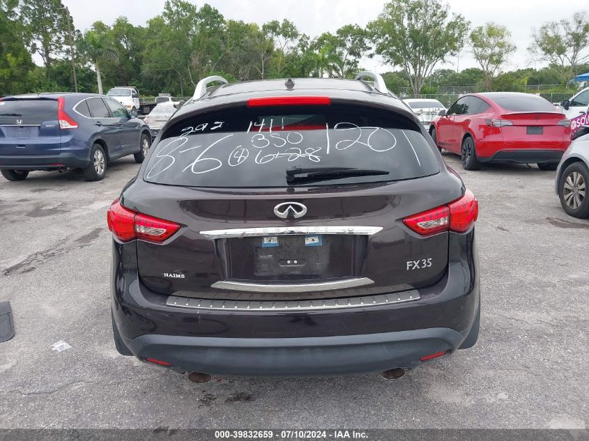 2012 Infiniti Fx35 VIN: JN8AS1MU6CM121201 Lot: 39832659