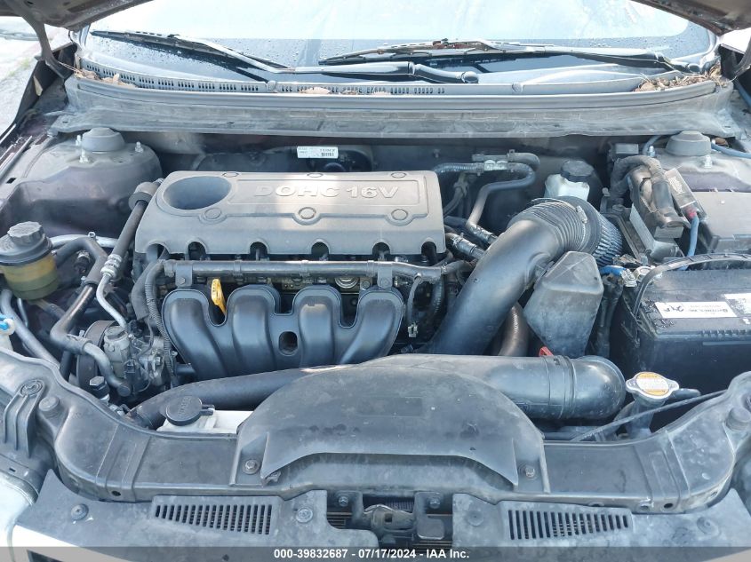 2010 Kia Forte Ex VIN: KNAFU4A2XA5812624 Lot: 39832687