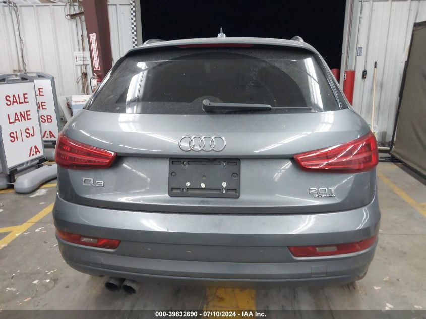 2016 Audi Q3 Premium Plus VIN: WA1EFCFS4GR021481 Lot: 39832690