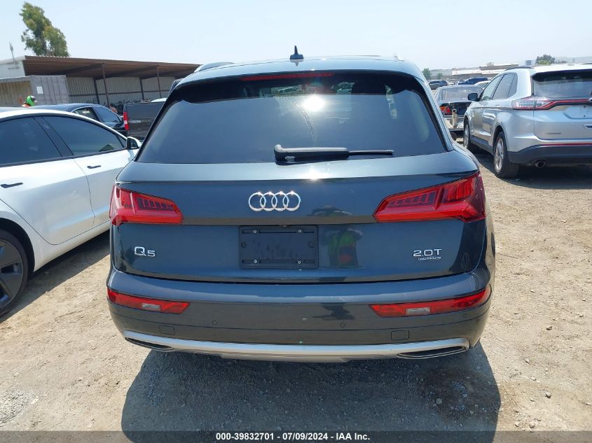 2018 Audi Q5 Premium Plus VIN: WA1BNAFY5J2002890 Lot: 39832701