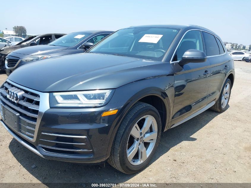 2018 Audi Q5 Premium Plus VIN: WA1BNAFY5J2002890 Lot: 39832701