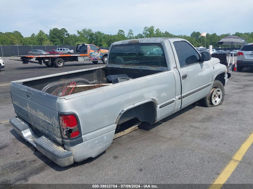 1B7HF16Y4WS537374 | 1998 DODGE RAM 1500