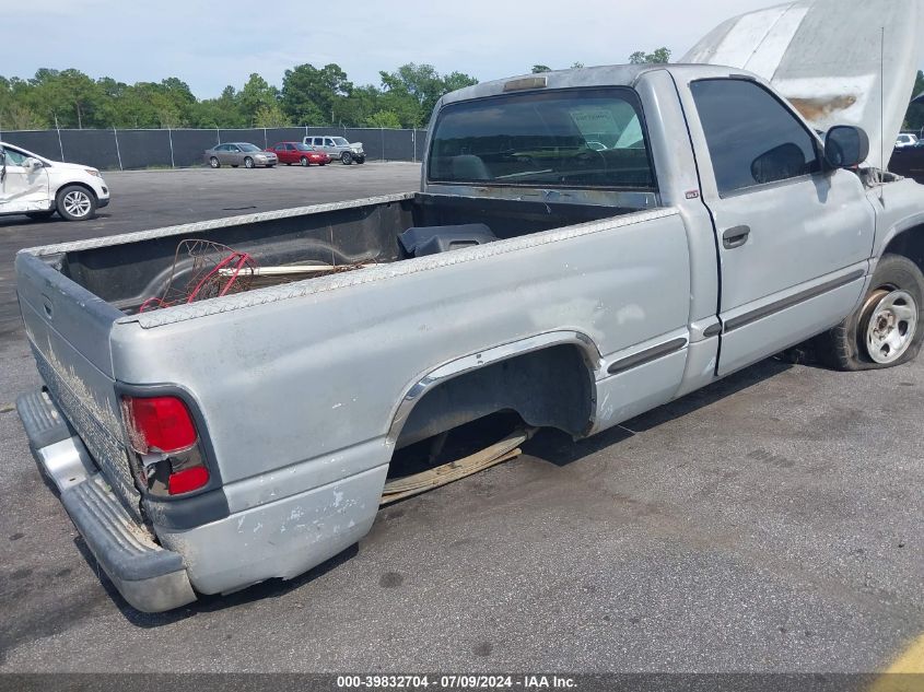 1B7HF16Y4WS537374 | 1998 DODGE RAM 1500