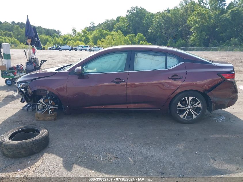 2023 Nissan Sentra Sv Xtronic Cvt VIN: 3N1AB8CV8PY268253 Lot: 39832707