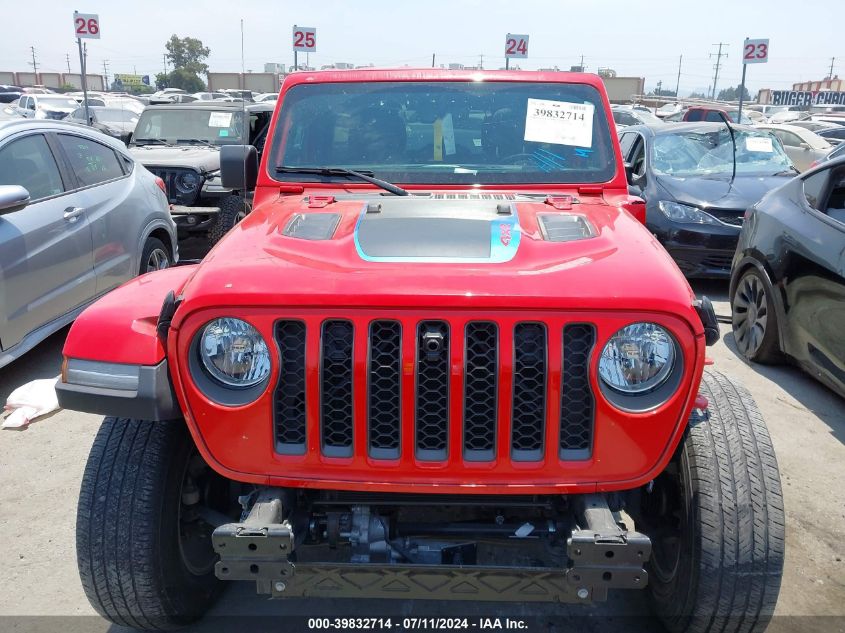 2022 Jeep Wrangler 4Xe Unlimited Rubicon 4X4 VIN: 1C4JJXR68NW228818 Lot: 39832714