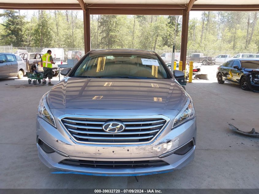 2016 Hyundai Sonata Se VIN: 5NPE24AFXGH358777 Lot: 39832720
