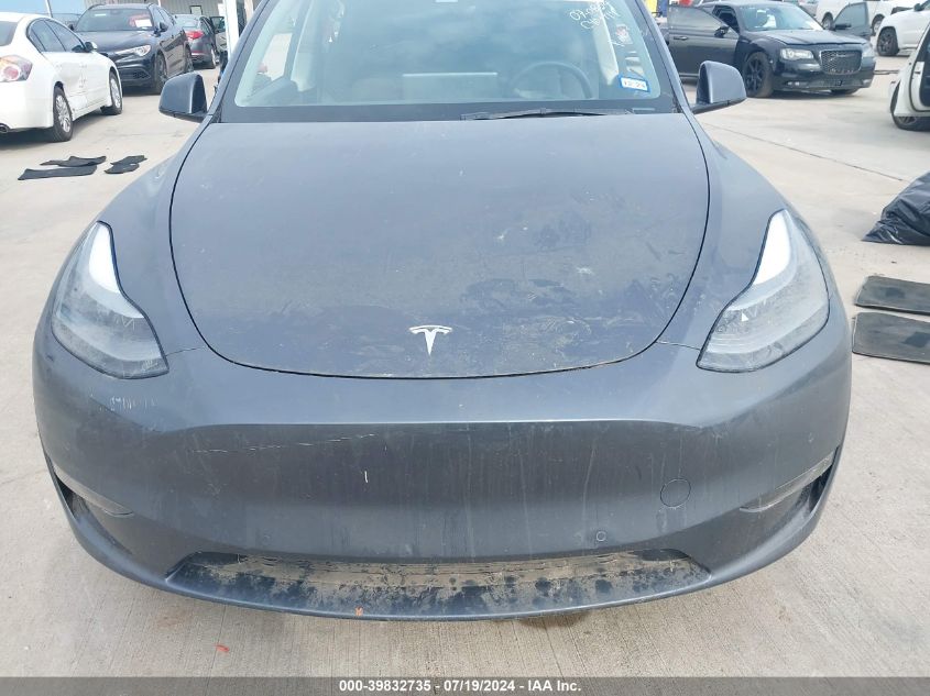 2022 Tesla Model Y Performance Dual Motor All-Wheel Drive VIN: 7SAYGDEF8NF466435 Lot: 39832735