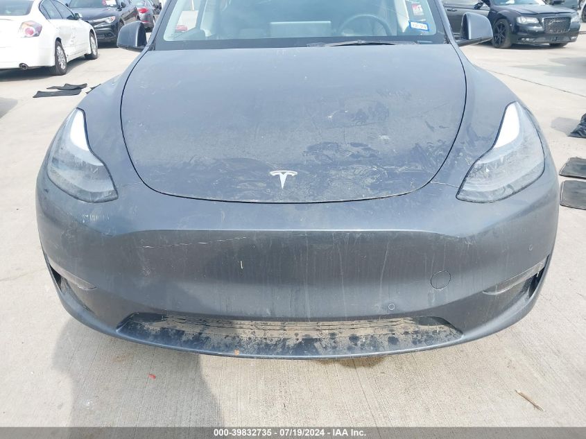 2022 Tesla Model Y Performance Dual Motor All-Wheel Drive VIN: 7SAYGDEF8NF466435 Lot: 39832735