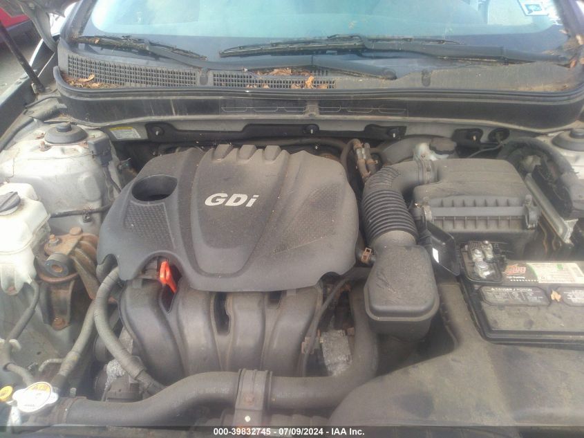 2013 Hyundai Sonata Gls VIN: 5NPEB4AC5DH638575 Lot: 39832745