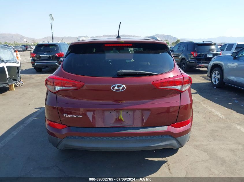 2016 Hyundai Tucson Se VIN: KM8J33A43GU159849 Lot: 39832765