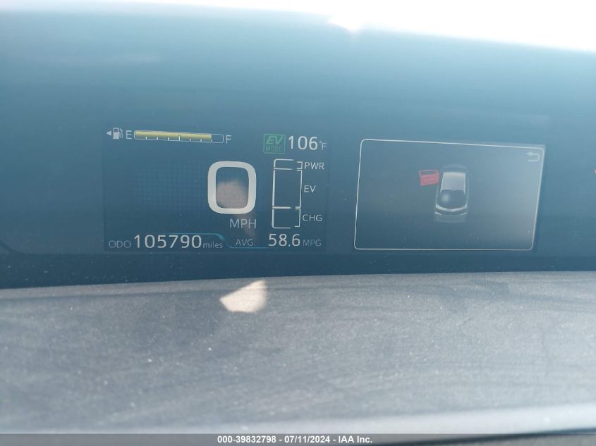 2020 Toyota Prius Prime Le VIN: JTDKARFP1L3151169 Lot: 39832798