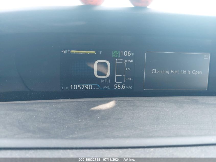 2020 Toyota Prius Prime Le VIN: JTDKARFP1L3151169 Lot: 39832798