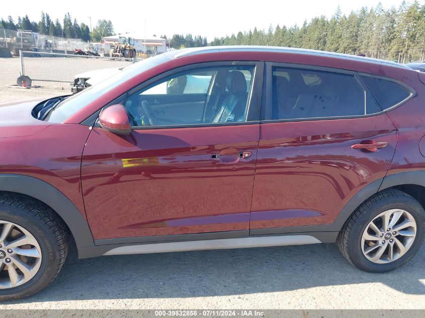 2018 Hyundai Tucson Sel VIN: KM8J3CA41JU625804 Lot: 39832858