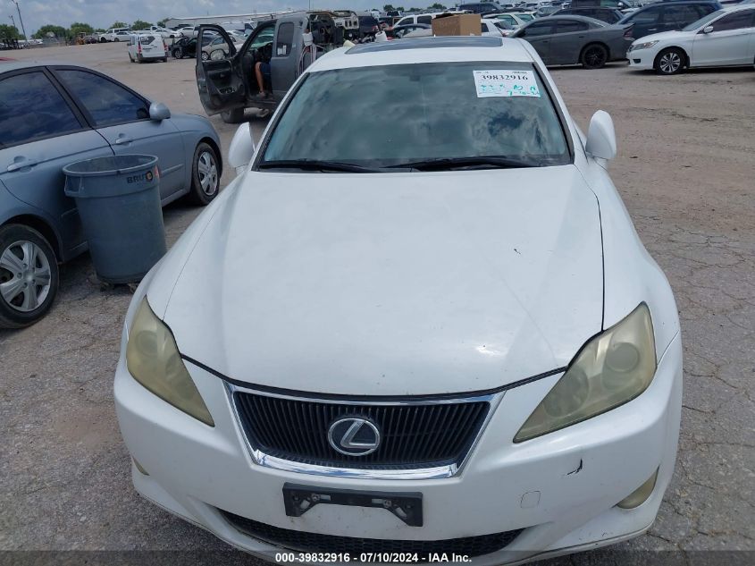2008 Lexus Is 250 VIN: JTHBK262185070434 Lot: 39832916
