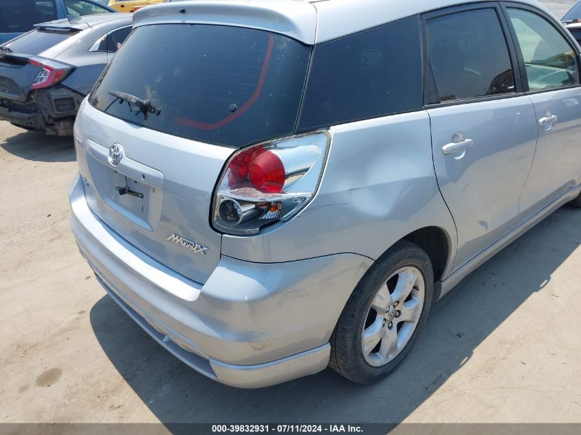 2006 Toyota Matrix Xr VIN: 2T1KR32E66C592074 Lot: 39832931