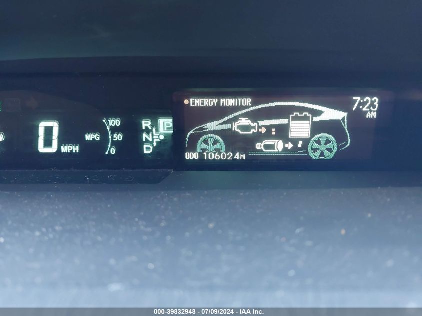 2010 Toyota Prius Ii/Iii/Iv/V/I VIN: JTDKN3DU8A0029630 Lot: 39832948