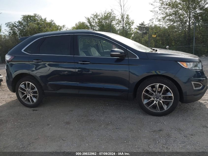 2017 Ford Edge Titanium VIN: 2FMPK4K96HBC35536 Lot: 39832962