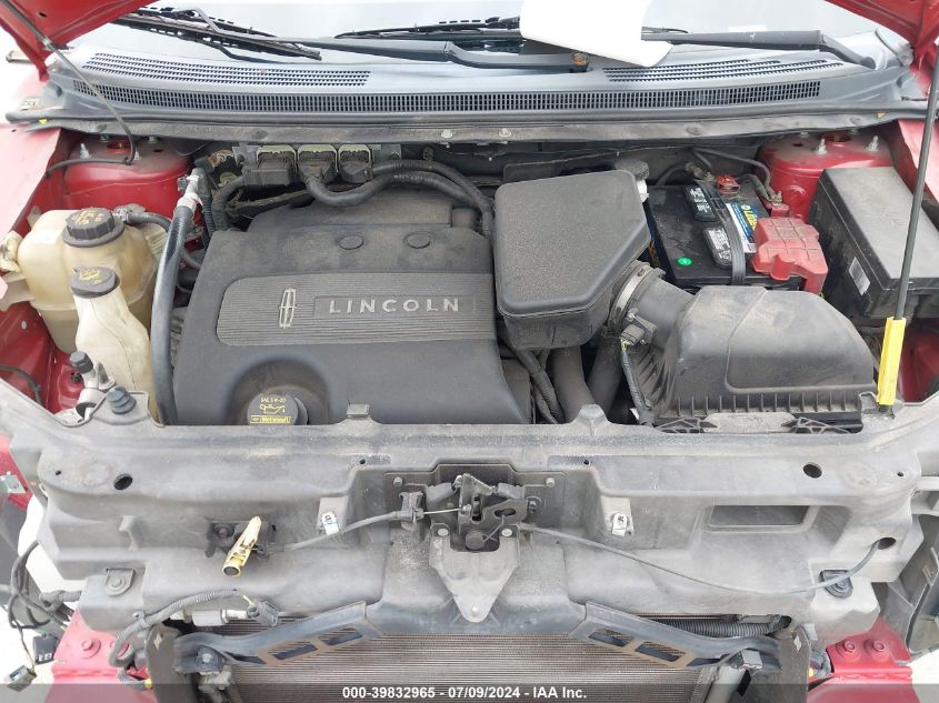 2011 Lincoln Mkx VIN: 2LMDJ6JK1BBJ09330 Lot: 39832965