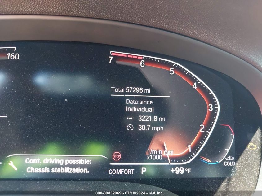 2020 BMW X3 Sdrive30I VIN: 5UXTY3C0XL9B53053 Lot: 39832969