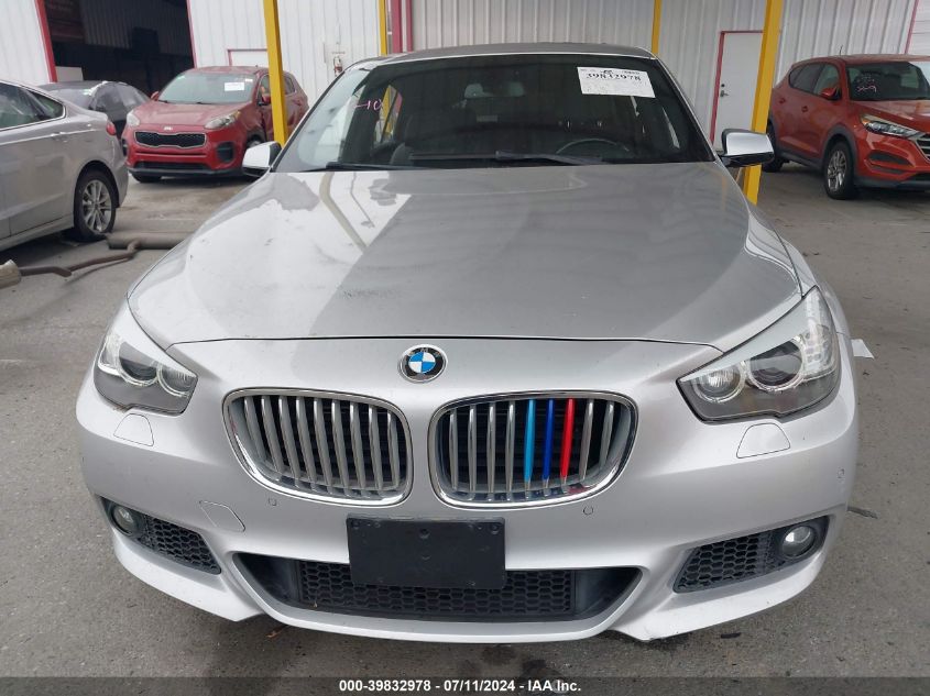 2012 BMW 550I Gran Turismo VIN: WBASN4C50CC210316 Lot: 39832978