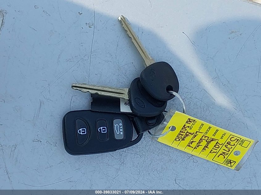 2013 Hyundai Elantra Limited VIN: KMHDH4AE2DU508850 Lot: 39833021