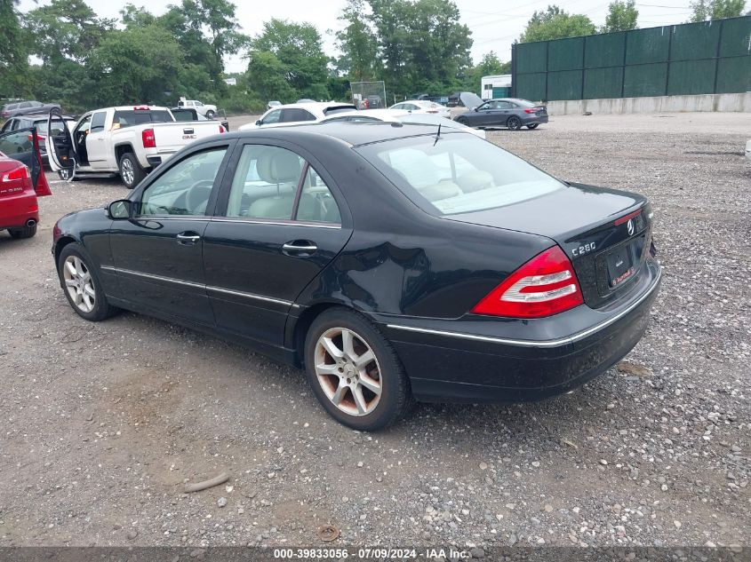 WDBRF92H17F881598 | 2007 MERCEDES-BENZ C 280