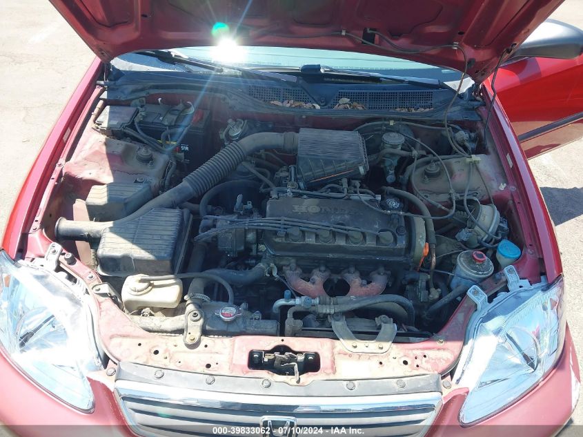 1999 Honda Civic Lx VIN: 1HGEJ667XXL034399 Lot: 39833062