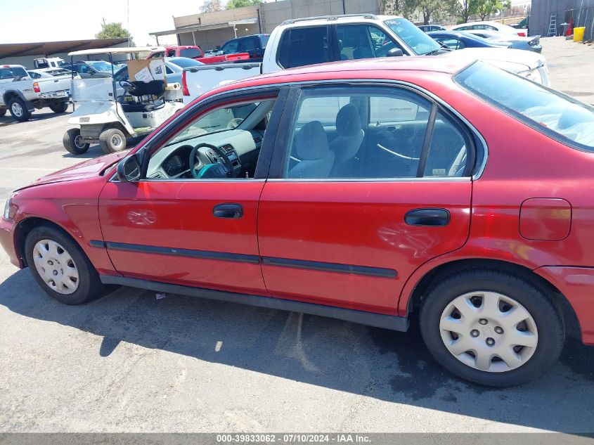 1999 Honda Civic Lx VIN: 1HGEJ667XXL034399 Lot: 39833062