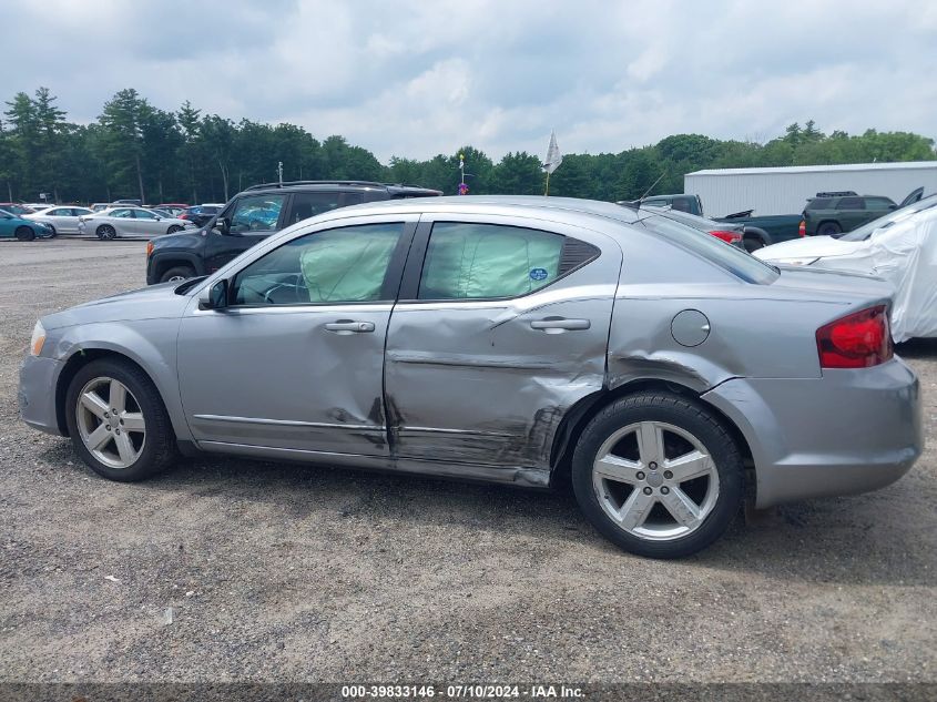 2013 Dodge Avenger Sxt VIN: 1C3CDZCB5DN591202 Lot: 39833146