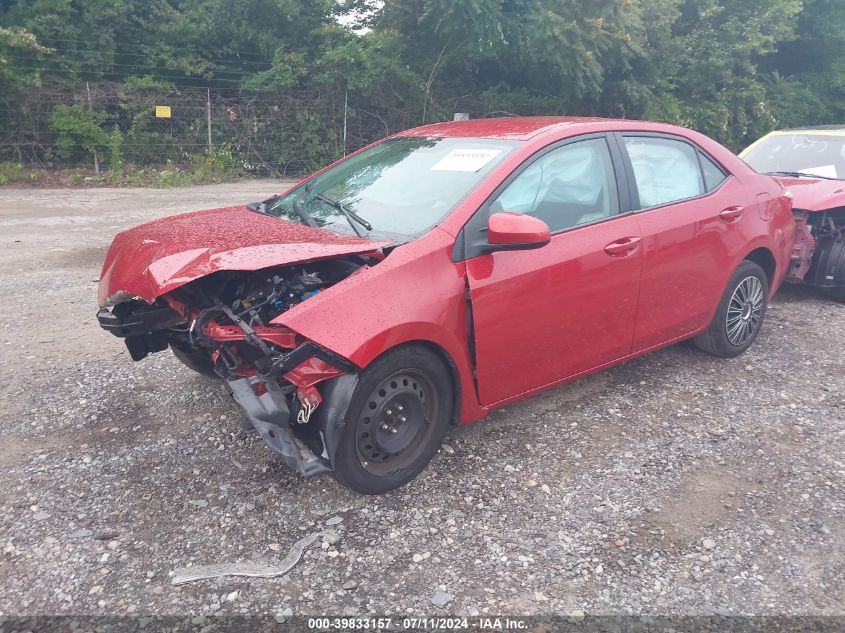 2014 Toyota Corolla Le VIN: 2T1BURHE2EC072980 Lot: 39833157