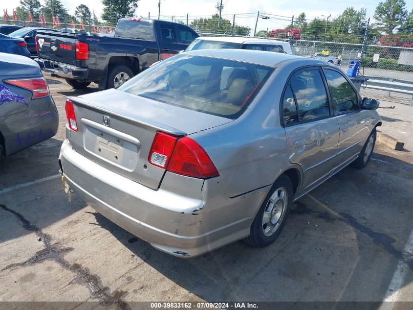 JHMES96665S012129 | 2005 HONDA CIVIC HYBRID